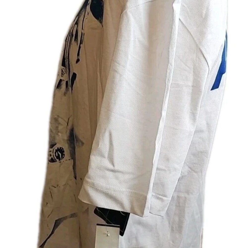 Tupac Me Against The World Double Sided Graphic Shirt 2Pac Brand Size Large Wht - Picture 4 of 10